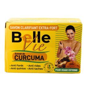 Belle Vie lightening Face and body Soap with Curcuma extract free shipping